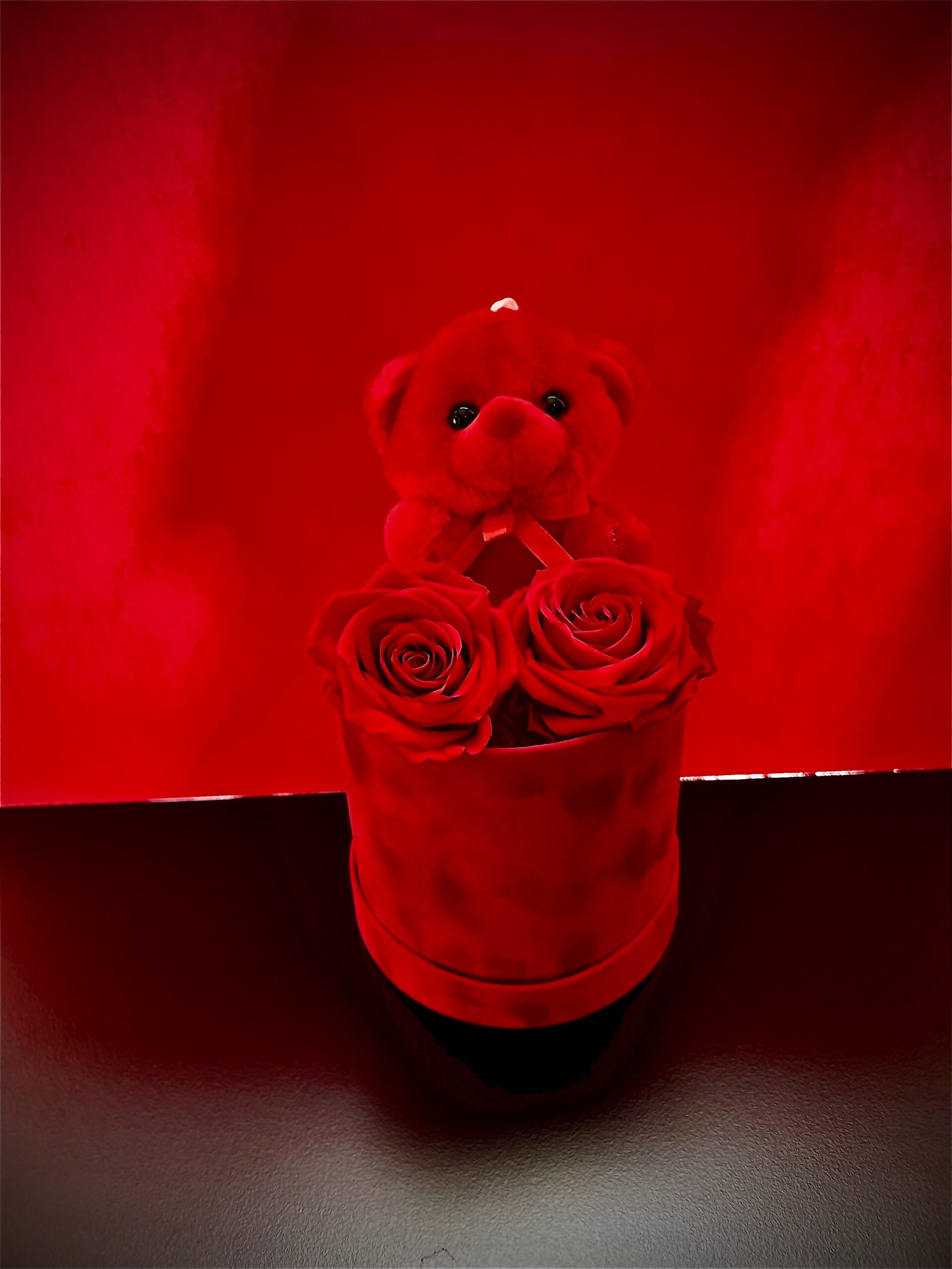 Gift Box με Αρκουδάκι και Forever Roses - Image 3